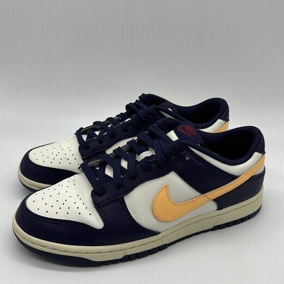 USED Men’s Nike Dunk Low From Nike To You purple Yellow Sneakers FV8106-181 - Picture 4 of 5